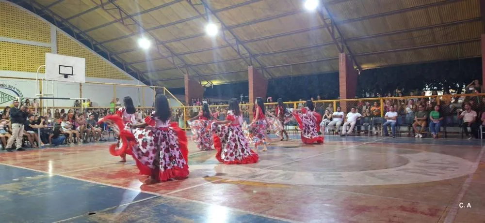 Apresentação da dança do Carimbó