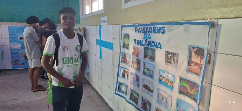 Estudante, Euler Ruan Gomes.