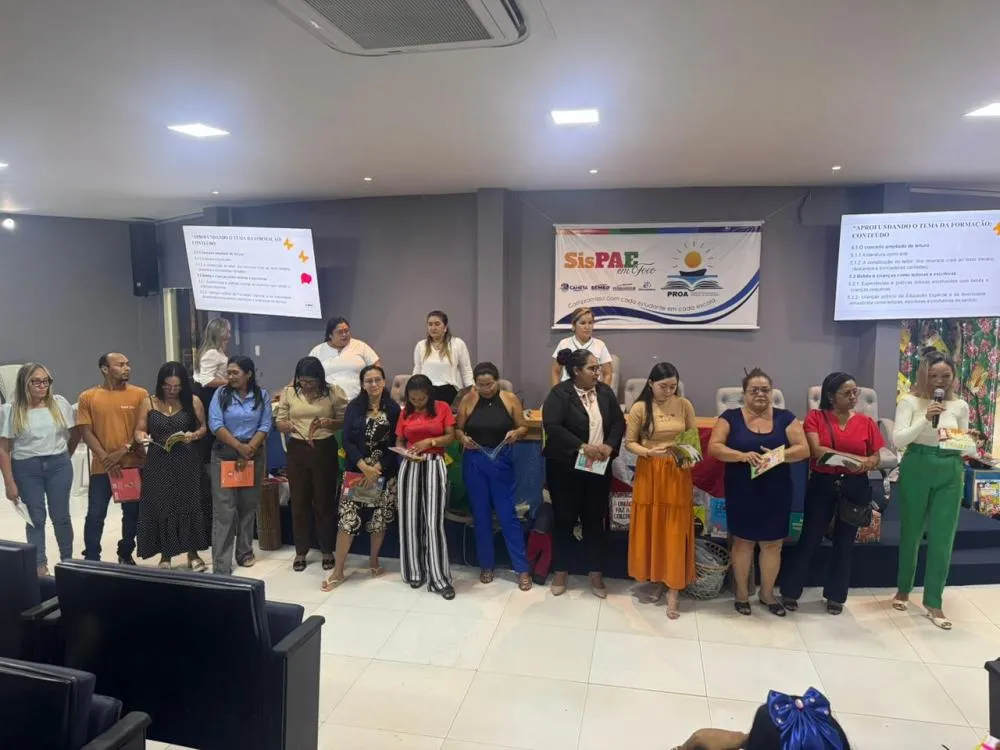 Participantes do V Encontro Formativo do Programa ProLEEI em Camet&aacute;