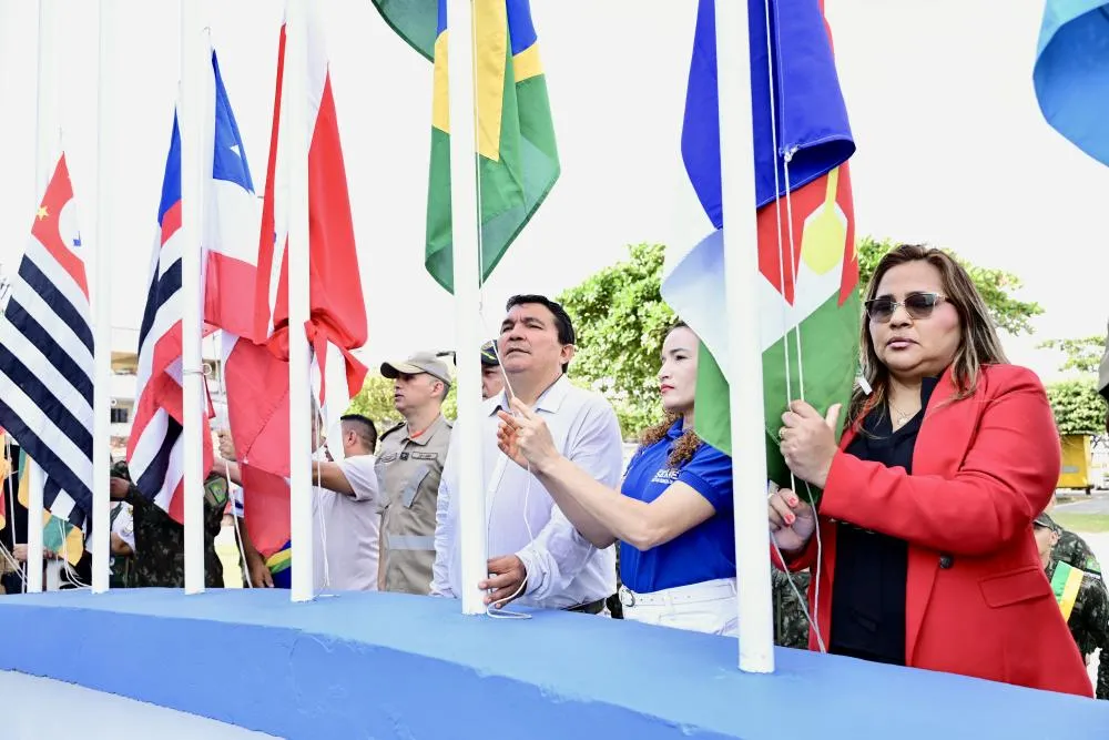 Registro da abertura da Semana da P&aacute;tria 2026