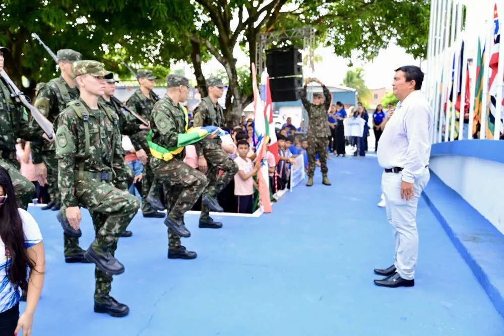 Registro da abertura da Semana da P&aacute;tria 2026