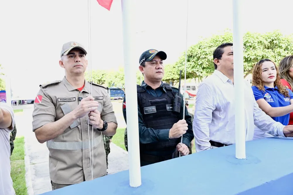 Registro da abertura da Semana da P&aacute;tria 2026