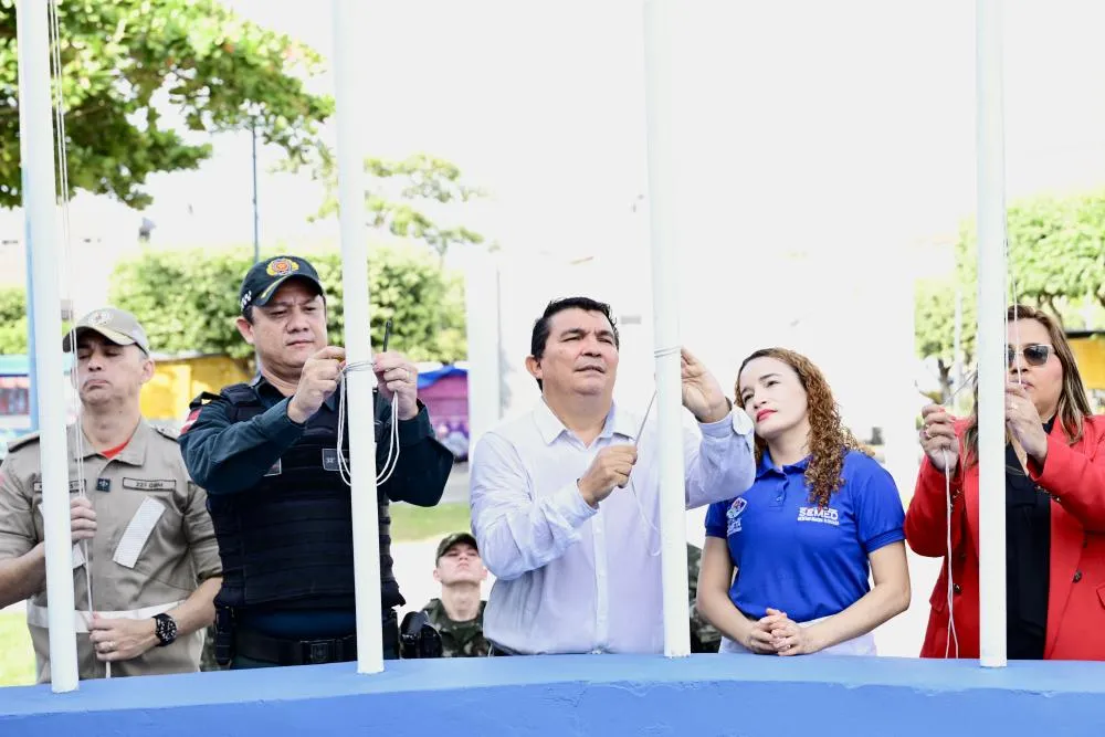 Registro da abertura da Semana da P&aacute;tria 2026