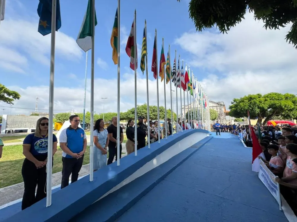 Registro da abertura da Semana da P&aacute;tria 2026