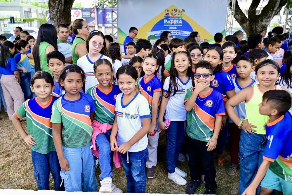 Registro da abertura da Semana da P&aacute;tria 2026
