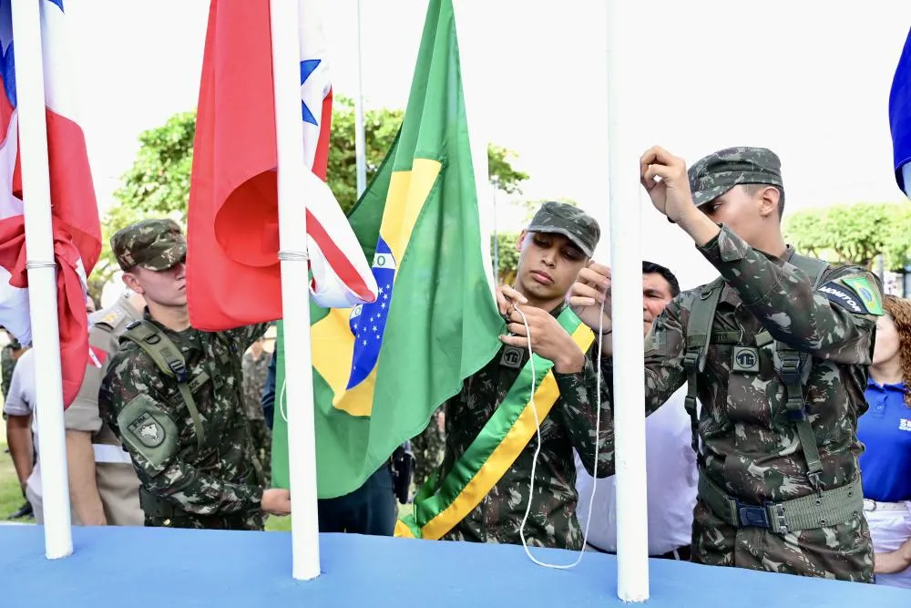 Registro da abertura da Semana da P&aacute;tria 2026