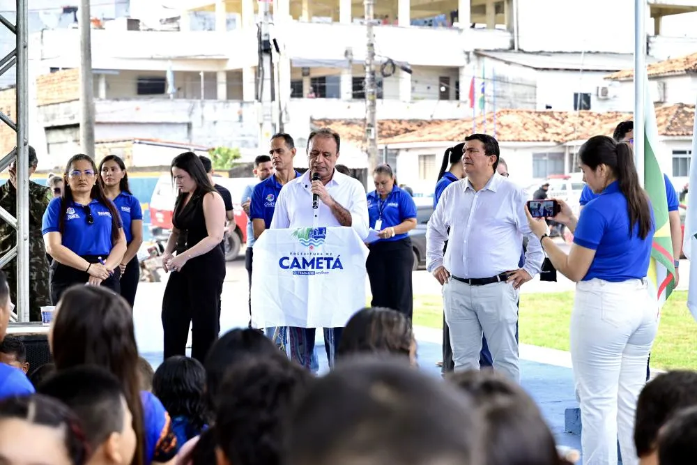 Registro da abertura da Semana da P&aacute;tria 2026