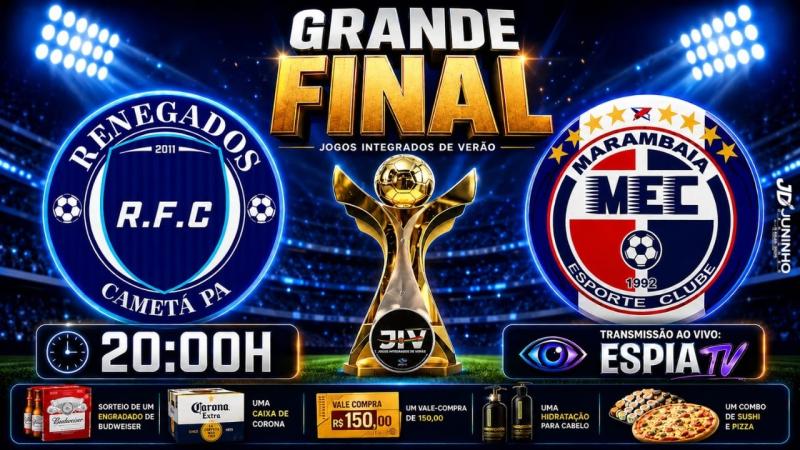 JOGOS INTEGRADOS DE VERÃO 2026 - FINAL | MARAMBAIA VS RENEGADOS | CAMETÁ - PA